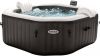 Intex Whirlpool PureSpa™ Octagon Bubble Jet PureSPA "Jet + Bubble Deluxe" octagon, onyx black 6 delig, øxh 201x71cm, met zoutwatersysteem(set ) online kopen